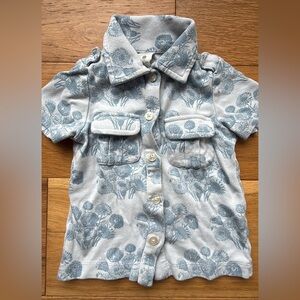 KQ Floral Button-Up Shirt